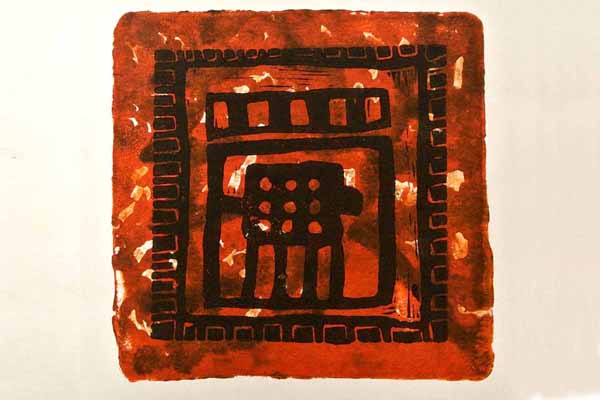 Linocut image