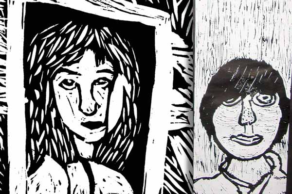 Linocut image