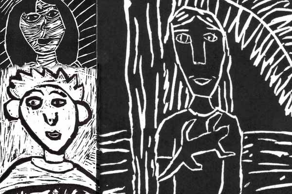 Linocut image